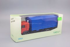 KAMAZ-5325 flatbed truck with tarpaulin Elecon 1:43