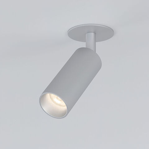 Встраиваемый светодиодный светильник Diffe серебряный 8W 4200K (25039/LED)