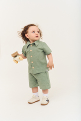 Комплект рубашка и шорты "Summer set" (зеленый)