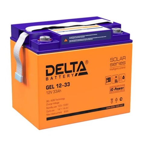 Аккумулятор DELTA GEL 12-33