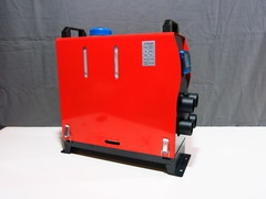 Автономный отопитель 12В 5кВт 4 выхода пульт B2 красный