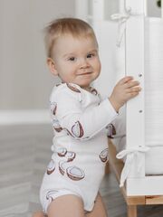 Боди Mjölk Кокосы с длинным рукавом