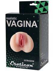 Телесный реалистичный мастурбатор-вагина 3D - 