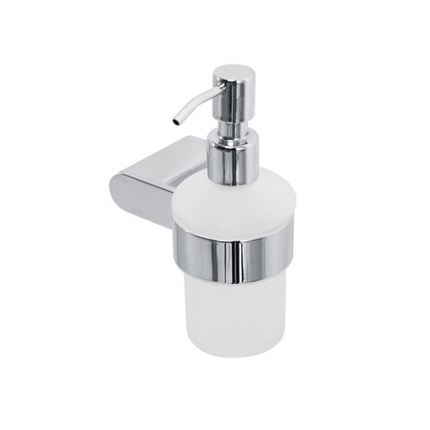 Cezares STYLUS-SOIS-V-01 STYLUS-SOIS-V-01 Диспенсер для мыла подвесной, стекло, исполнение хром