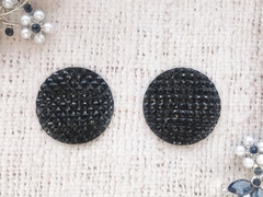 Стразы пришивные акрил, фактурные, d 2,9 см