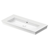 Duravit White Tulip Раковина накладная 1050х490  мм,с переливом, без отв. под смеситель, с WonderGliss, цвет: белый 23631000601