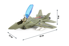 Chap Mei Игровой набор Воздушная атака бункера, истребитель, 42 см (свет,звук) (545085)