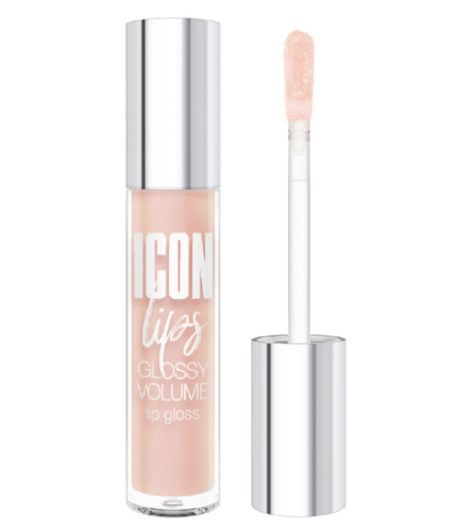 Icon Lips Glossy Volume Блеск для губ с эффектом объема тон 504 Dusty Rose 3,4г Lux Visage