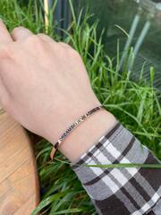 Браслет Dream Believe Achieve, розовая позолота