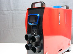 Автономный отопитель 12В 5кВт 4 выхода пульт B2 красный