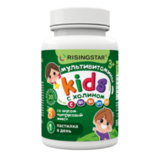 Мультивитаминный комплекс для детей с холином, Multivitamins for Kids, Risingstar, 30 жевательных пастилок 1