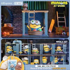 Случайная фигурка POP MART Minions at Work Blind Box