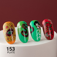 Пластина Swanky Stamping 153, маленькая 6*6см