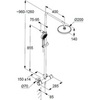 Kludi 68 079 05-00 DIVE DUAL SHOWER SYSTEM Душевая система с термостатом sDive
