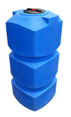 Емкость прямоугольная 750л вертикальная Политим 750 л. прямоугольный (750x750x1610см;синий) - арт.560721