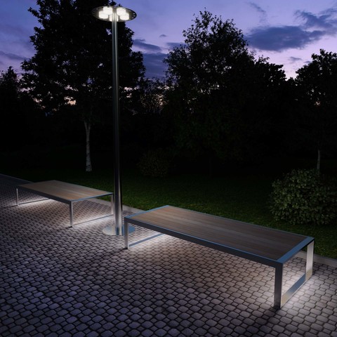 Bench OUTDOOR with lights