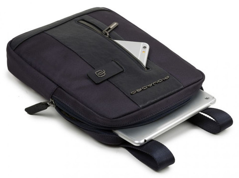 Сумка Piquadro Brief, коричневая, 26x20,5x5 см