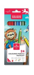Карандаши цветные LION 3554, 24 цвета