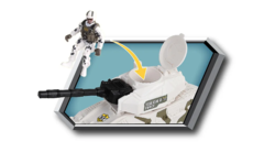 Chap Mei Игровой набор Воздушная атака бункера, истребитель, 42 см (свет,звук) (545085)