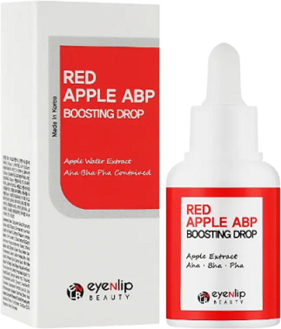 Eyenlip Red Apple ABP Boosting Drops Сыворотка для лица ампульная с AHA,BHA и PHA кислотами и экстрактом яблока