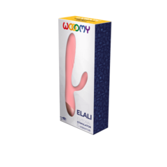 Вибратор-кролик Elali розовый от WOOOMY (18 *3 см.)
