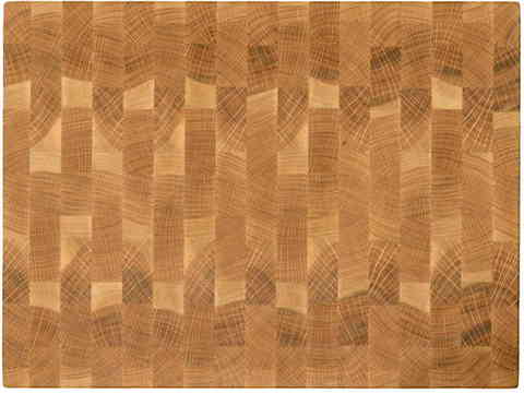 деревянная торцевая разделочная доска 40х30х3 см дуб