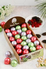 Кедровый грильяж ассорти / клюква, сосновая шишка, черемуха / шоу-бокс/ 540 г / ТМ Сибирский кедр