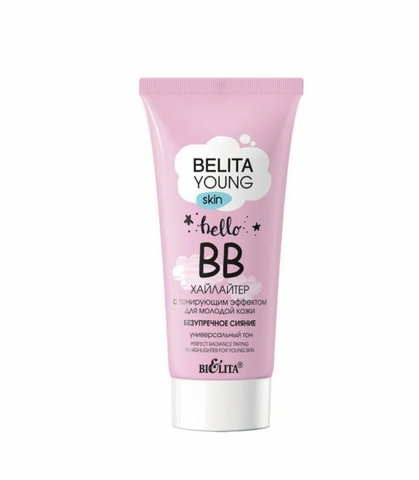 Belita Young Skin ВВ-хайлайтер с тонирующим эффектом для молодой кожи 30 мл. Белита