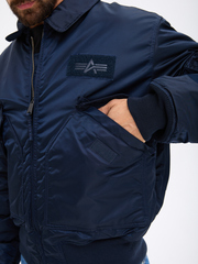 Куртка Alpha Industries CWU 45/P Rep. Blue (Синяя)