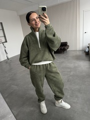 Костюм «варенка» хаки утепленный