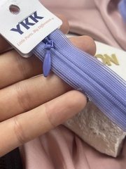 Молния YKK потайная неразъемная, тип 2 554 светло-фиолетовый