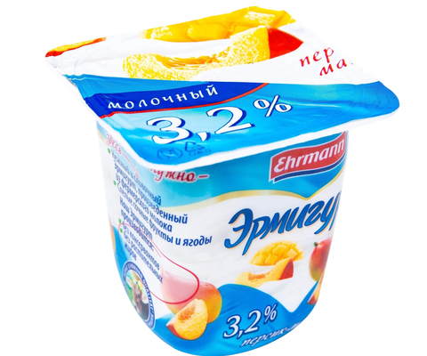Йогуртный продукт Эрмигурт 3,2% Персик манго 100г, шт
