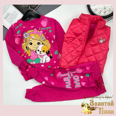 Костюм 3ка девочке (2-4) 251128-SSD149