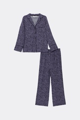 Пижама женская со штанами ARUELLE ALIX | Сиреневый + черный