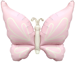 К Фигура, Бабочка нежная, Сатин, Розовый, 37''/94 см, 1 шт.