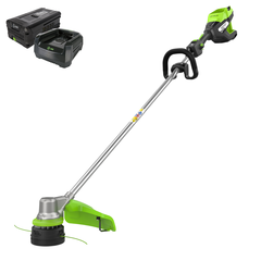 Триммер Greenworks ST121K5 82V (40 см) аккумуляторный, c АКБ 5 А/ч и ЗУ