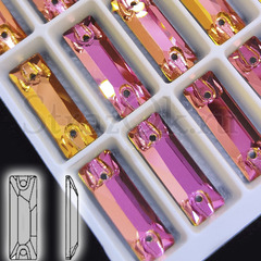 Купить пришивные стразы оптом Ginger Pink, Cosmic Baguette