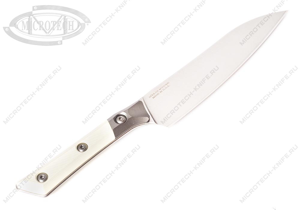 Нож Microtech Kitchen Utility Ivory 3400B-10IV Bolster