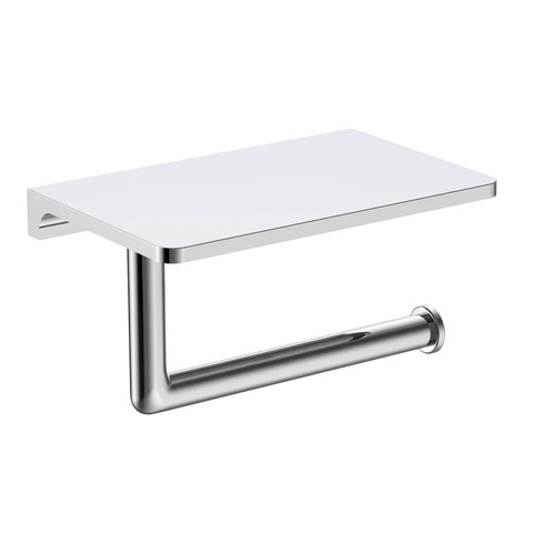 Raglo R320.03 Держатель для туалетной бумаги с полкой для телефона, хром