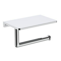 Raglo R320.03 Держатель для туалетной бумаги с полкой для телефона, хром фото