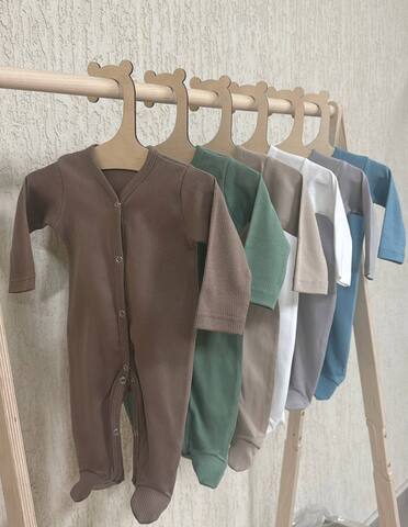 Комбинезон однотонный (интерлок лапша)