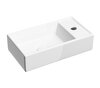Ceramica Nova Element CN6051L Умывальник подвесной прямоугольный (чаша слева, отверстие под смеситель справа), 41.7x21.7, цвет: белый глянцевый