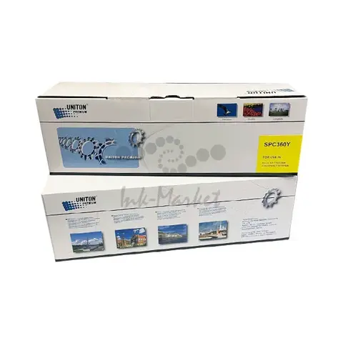 Совместимый картридж UNITON Premium SP360HE для RICOH Aficio SP C360/С361 type желтый (5К) GREEN LINE (Eco Protected)