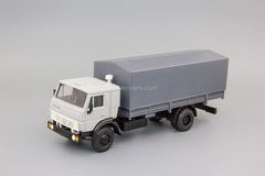 KAMAZ-5325 flatbed truck with tarpaulin Elecon 1:43