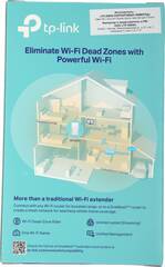 TP-Link RE600X Усилитель сигнала Wi-Fi 6 AX1800, до 574 Мбит/с на 2,4 ГГц +до 1201 Мбит/с на 5 ГГц, 2 встроенные антенны