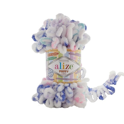 Пряжа Alize Puffy Color цвет 6245