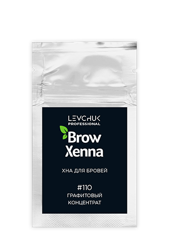 Хна для бровей BrowXenna Графитовый концентрат #110, (саше-рефилл), 6 г, 1 шт