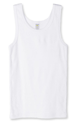 Белая майка Crockid для мальчика