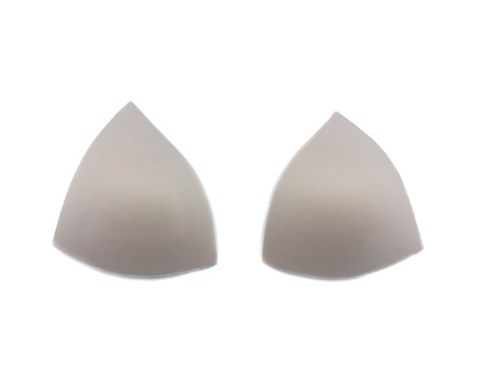 Чашки треугольники серебристый пион (65B-70A-75АА)