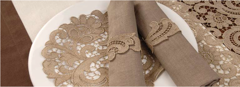 Салфетка 35х50 Weissfee Paradise золотая